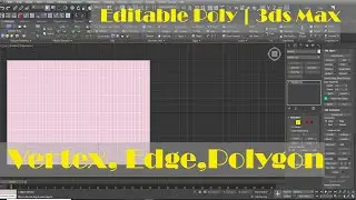 3ds Max Edit poly | Vertex Editing | DC