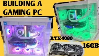 Building a Gaming PC RTX 4080 SUPER | White Aesthetic Build