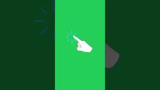 Green screen hand click | youtube green screen