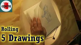HOW TO ROLL 5 DRAWINGS on the Animation disc - 1 on 1 Animation