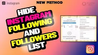 How To Hide Instagram Following and Followers List on PC/Laptop 2024