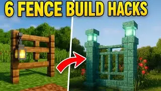 6 Fence build hack in Minecraft 