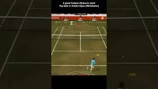 A great Federer-Djokovic point in Top Spin 4 (Dublin Open/Wimbledon) #TopSpin4 #TopSpin2K25