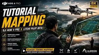 Tutorial Mapping DJI Mini 4 Pro dengan Litchi Pilot Beta | Lengkap dari Nol hingga Orthomosaic