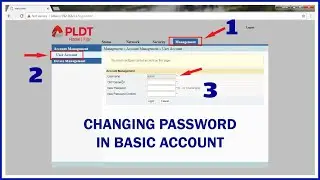CHANGING PASSWORD IN PLDT FIBR BASIC ACCOUNT AN5506-04-FA