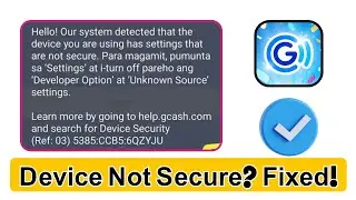 GCash: Our System Detected Your Device Is Not Secure FIX (100% Working)
