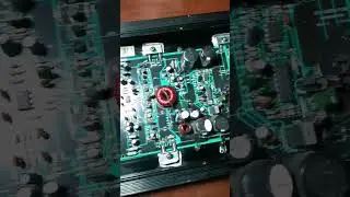 KICX SP600D после короткого замыкания по выходу #kicx #amplifer #моноблок #усилитель #автозвук