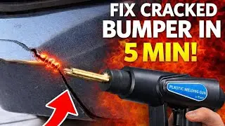 How to DIY Repair cracked bumper less than 5Min Step by step