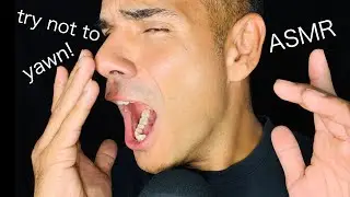 TRY NOT TO YAWN ASMR with mic brushing
