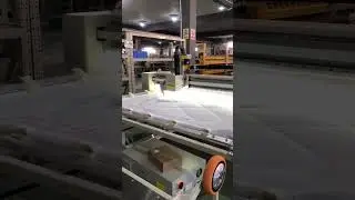 15' to see how a comforter is made #quiltingmachine #richpeace #comforterline