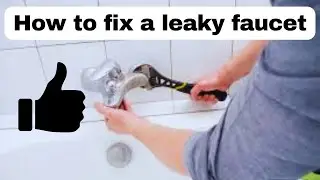 How to fix a leaky faucet #plumbing #construction #interiordesign
