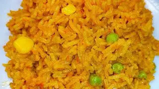 Vegan / Vegetarian Jollof Rice. Jollof Recipe, No Fish, No  Meat.