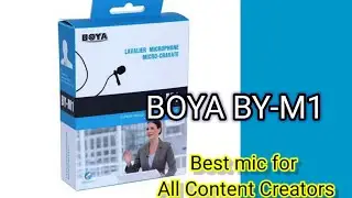 BOYA BY-M1 Mic Unboxing And Review ¦ Best Mic For Youtubers