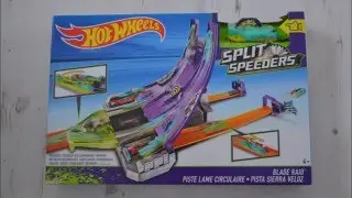 Mattel's Hot Wheels Split Speeders Blade Raid™ Build & Play