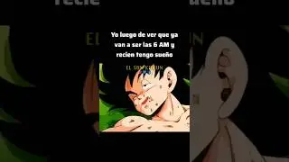 Cuando el insomnio anda fuerte #goku #dragonball #dbz #viral #insomnio #memes #anime #dbs