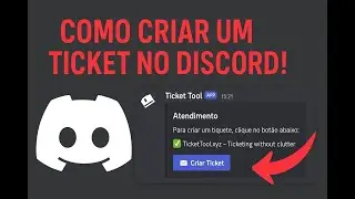 Como customizar o Ticket Tool no seu servidor do Discord! (Tutorial)