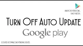 How to Turn Off Auto Update in Your Phone| Auto Apps Updates Off In Google Play Store Android Mobile