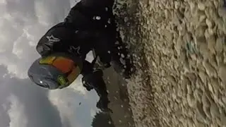 Motorcycle crash (Honda CBR 600 RR)