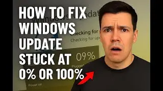 How to Fix Windows Update Stuck at 0% or 100% (Easy Method)
