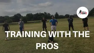 Fitness and Technical Football Drills  - TRAINING WITH THE PROS