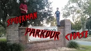PARKOUR CHASE #1 | Spidey's In town