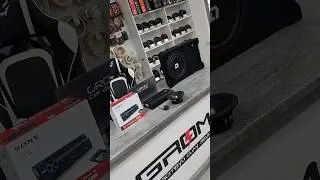 Автозвук Аудиосистема компактный сабвуфер в машину в багажник громкий фронт #shorts