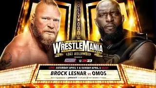 BROCK LESNAR VS OMOS || WRESTLEMANIA 39