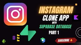 INSTAGRAM Clone Part1  with supabase backend