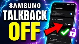 How to Disable / Turn OFF TalkBack Galaxy a10 || samsung galaxy a10 accessibility || disable talkbak