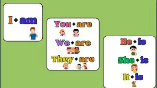 Reading for kids | Am- Is - Are | Verb to be | Practice reading