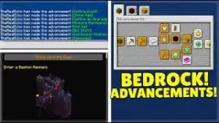 How to get Minecraft Java Advancements on Minecraft Bedrock/PE