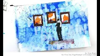 Art Journal Page for Viva Las VegaStamps!