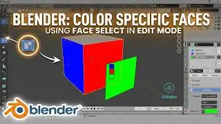How to create new material in blender | How to apply material to different faces in blender |CADable