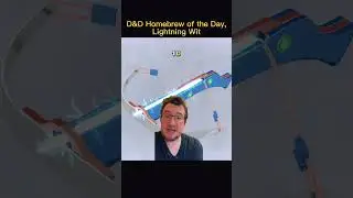 D&D Homebrew of the Day, Lightning Wit #dnd #dndhomebrew