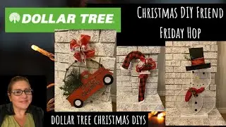 Christmas DIY Friend Friday Hop || Dollar Tree Christmas DIY