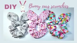 DIY Bunny Ears Scrunchies