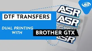 Dual DTF Printing With Brother GTX & Brother GTX Pro With AS Design