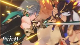 Cyno vs Alhaitham Cutscene