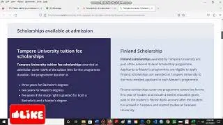 Come to Finland and study:No tuition fee, no English test,earn €5000 relocation allowance& lots more