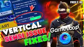 Gameloop Vertical Sensitivity Problem  | Gameloop Free Fire Sensitivity