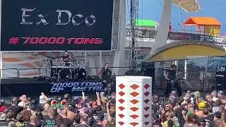 Ex Deo live on 70.000 Tons of Metal 2025
