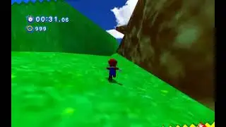 Sonic Generations except it's SM64 Mario in Bob-Omb Battlefield