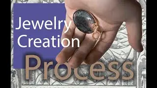Jewelry  Creation Process | No Talking | How to make a brass pendant