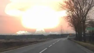 Meteoryt uderzający w Ziemię (Meteorite crash into earth) CGI Animation v2