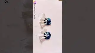 #art #diy #tutorial #jewellery #earrings #fabric #viral