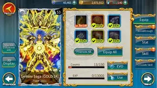 Saint Seiya Cosmo Fantasy - Gemini Saga (GOLD 24)