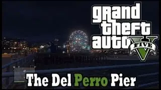 GTA 5 - Visiting The Del Perro Pier!  ( At Night )