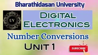 Number conversions | Digital Electronics