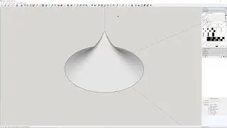 Sketchup Tutorials: How To Make a Cone/Tent Quickly