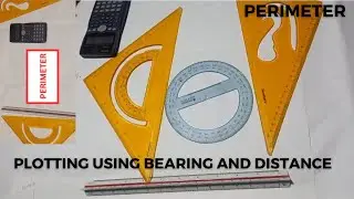 Plotting using bearing and distance method